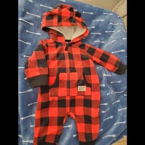 Baby fleece romper 0-3 months